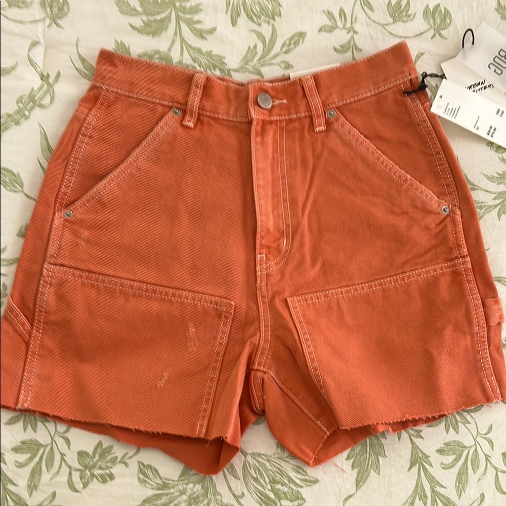 BDG Orange High Waist Shorts Vibrant Summer Essential